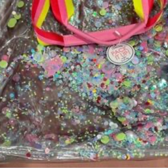 Packed Party Confetti Bucket Tote New With Tags - Picture 10 of 10